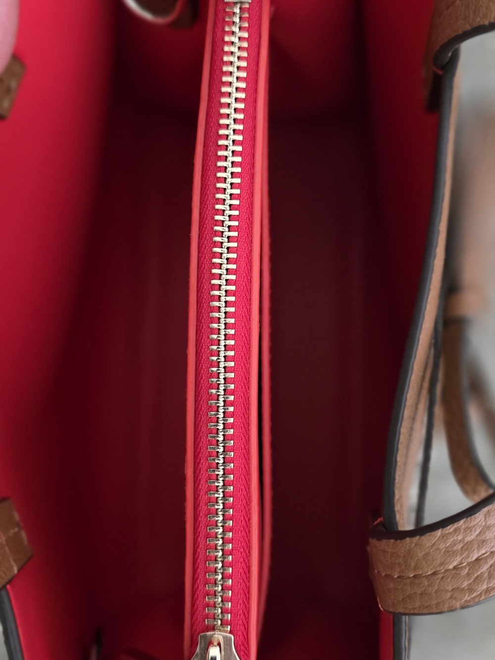 Kate Spade Brown Leather Tote with Tassel Detail - Picture 6 of 9